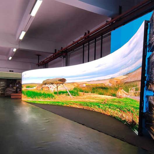 Curved LED Display for Stage Backdrop Rental